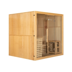 Sauna sucha z piecem MO-EA4 4/5-osobowa 200x180x200cm 8kW